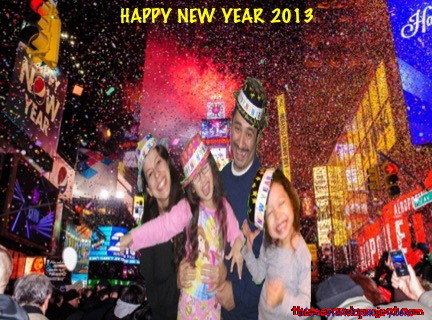 happy new year 2013text